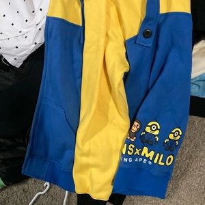 Bape minion hoodie